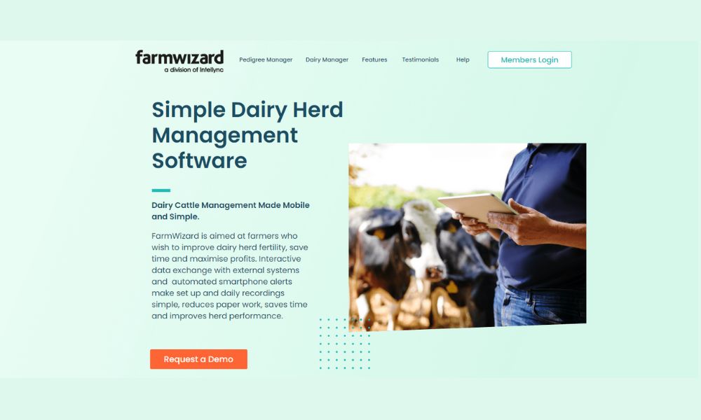 Farmwizard cattle record keeping website
